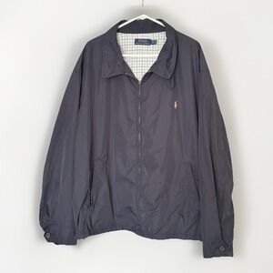 Polo Ralph Lauren Jacket Y2K VTG 3XB Blue Pony Classic Big Tall Preppy Throwback